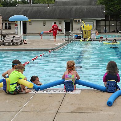 kids ready to swim