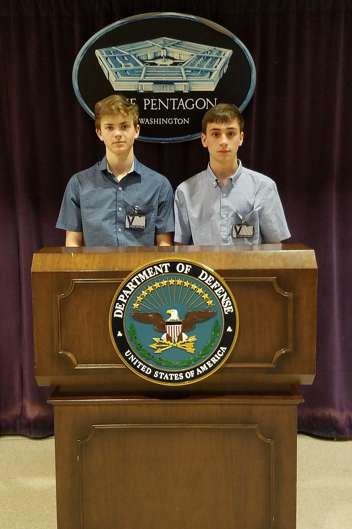 Students at the Pentagon