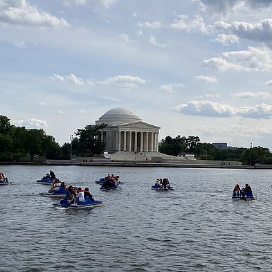 paddle boats in DC